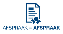 Afspraak = afspraak