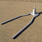 auto beachvlag voet