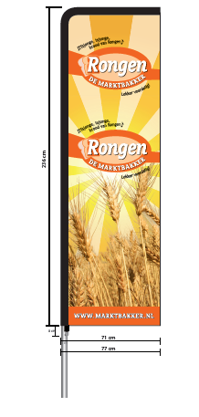 opmaak ontwerp beachvlag