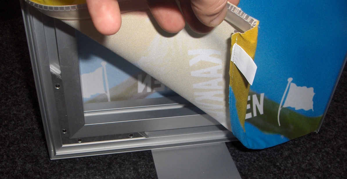 dubbelzijdige textielframe peesafwerking