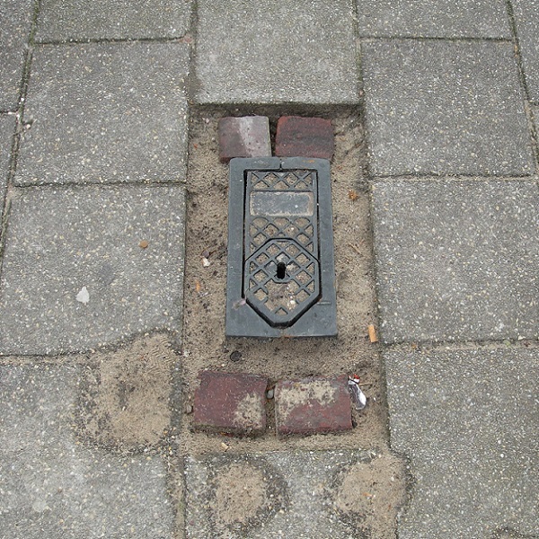 mastput voor plaatsen vlaggenmast
