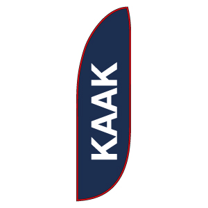 beachflag ronde onderkant