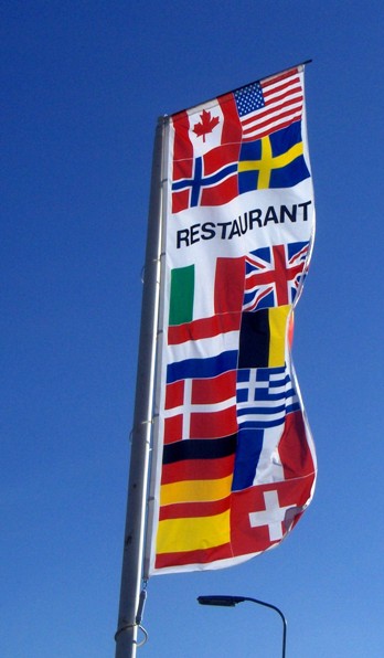 kaakrestaurantvlag