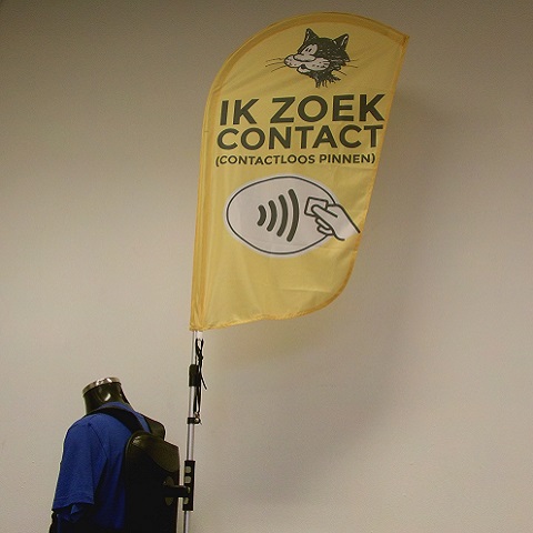 vleugel rugzak beachflag