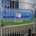 stoffen spandoek