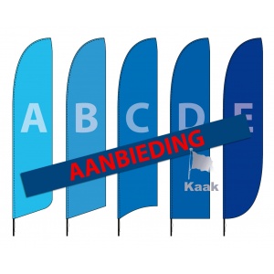 aanbieding beachvlaggen