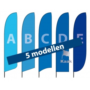 modellen en afmetingen beachvlaggen