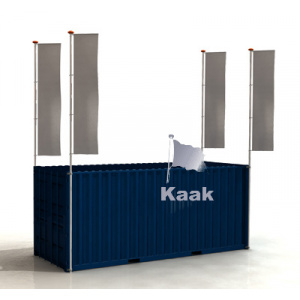 container_steigerbuis_vlaggenmast_