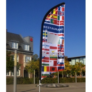 restaurant beachflags