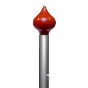 vaste_oranje_peerknop_vlaggenmast