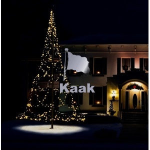 kerstboom vlaggenmast