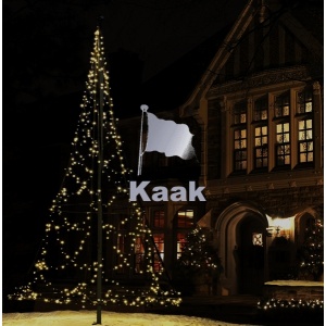 kerstboom vlaggenmast